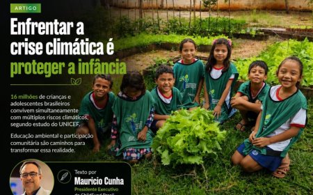 Enfrentar a crise climática é proteger a infância