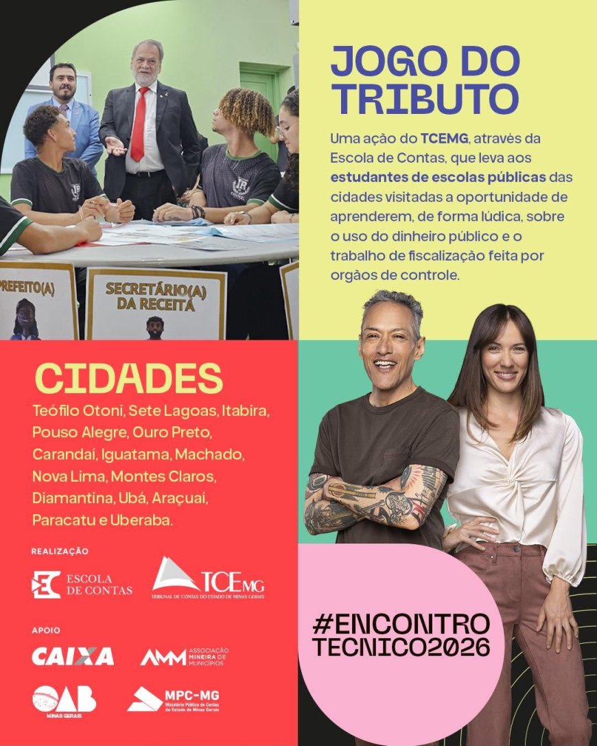 Machado recebe encontro técnico com presidente do TCEMG e da AMMG, sobre planejamento, gestão pública e controle social