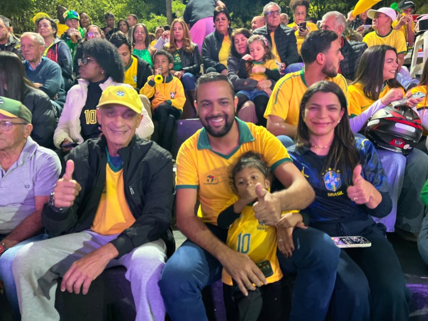 Arena Copa reúne grande público para transmissão de jogo e homenageia ídolo machadense Elzo Aloísio Coelho
