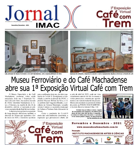 JORNAL DO IMAC circula encartado na FOLHA MACHADENSE