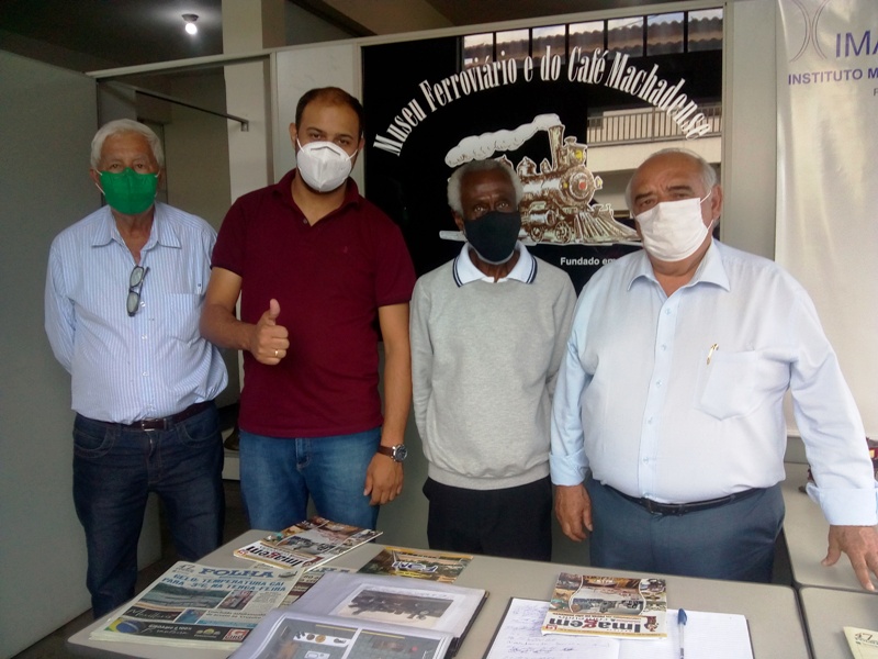 DEPUTADO DALMO RIBEIRO VISITA 'MUSEU DO CAFÉ' E ACERVO FERROVIÁRIO