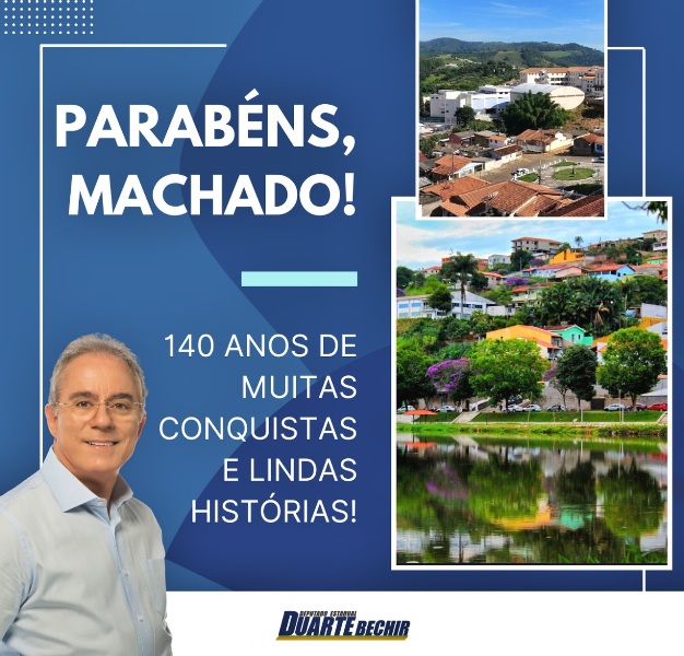DEPUTADO ESTADUAL DUARTE BECHIR RENOVA COMPROMISSOS COM MACHADO