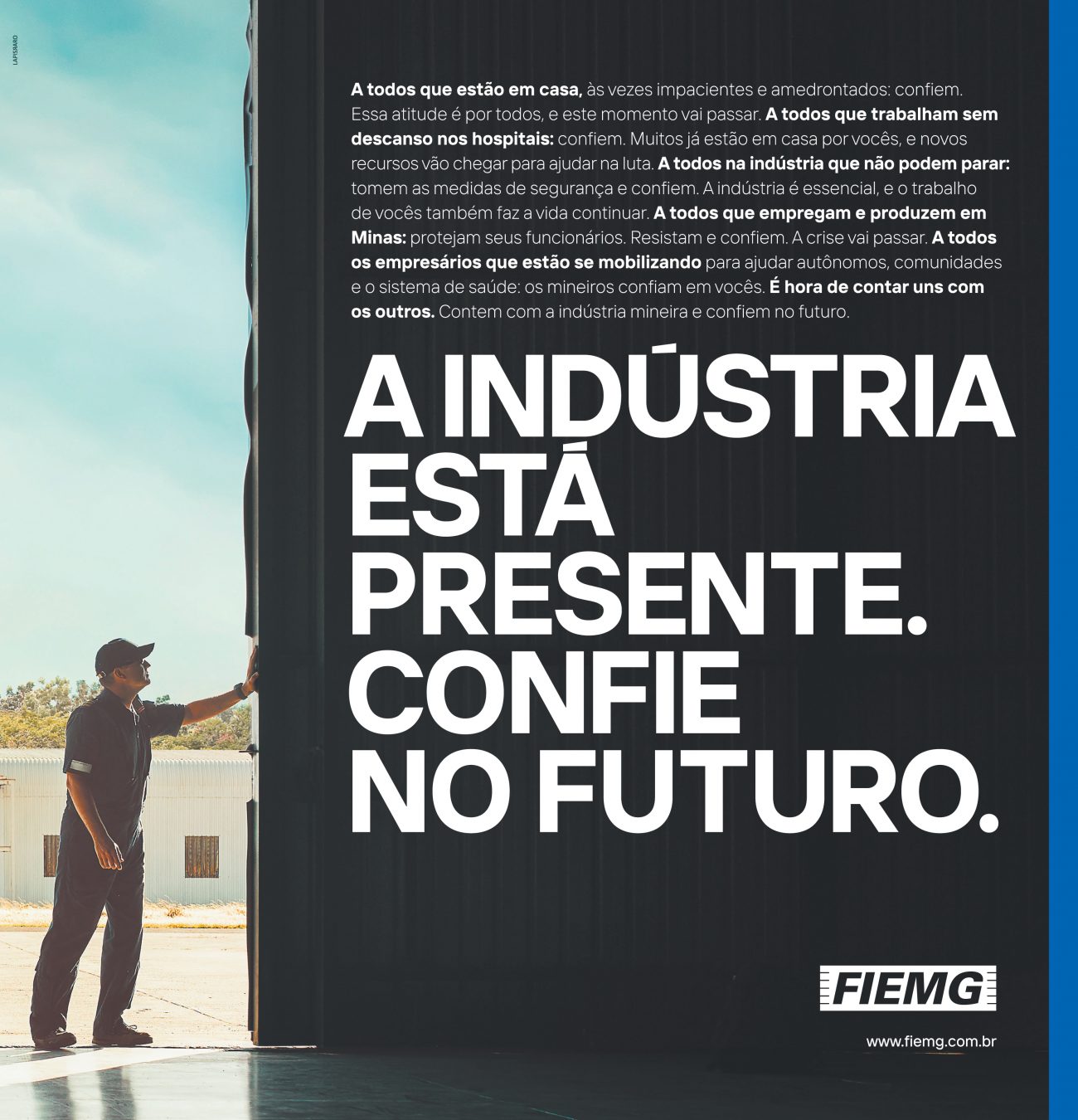 APÓS ARRECADAR R$ 90 MILHÕES, FIEMG  CONTINUA A INCENTIVAR A INDÚSTRIA