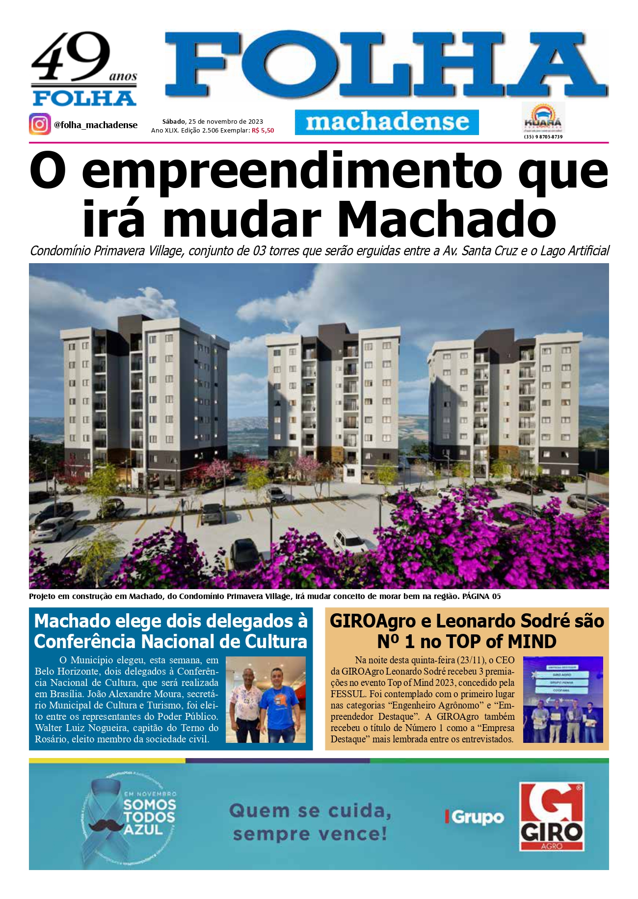 Iniciadas as obras do Condomínio Primavera Village