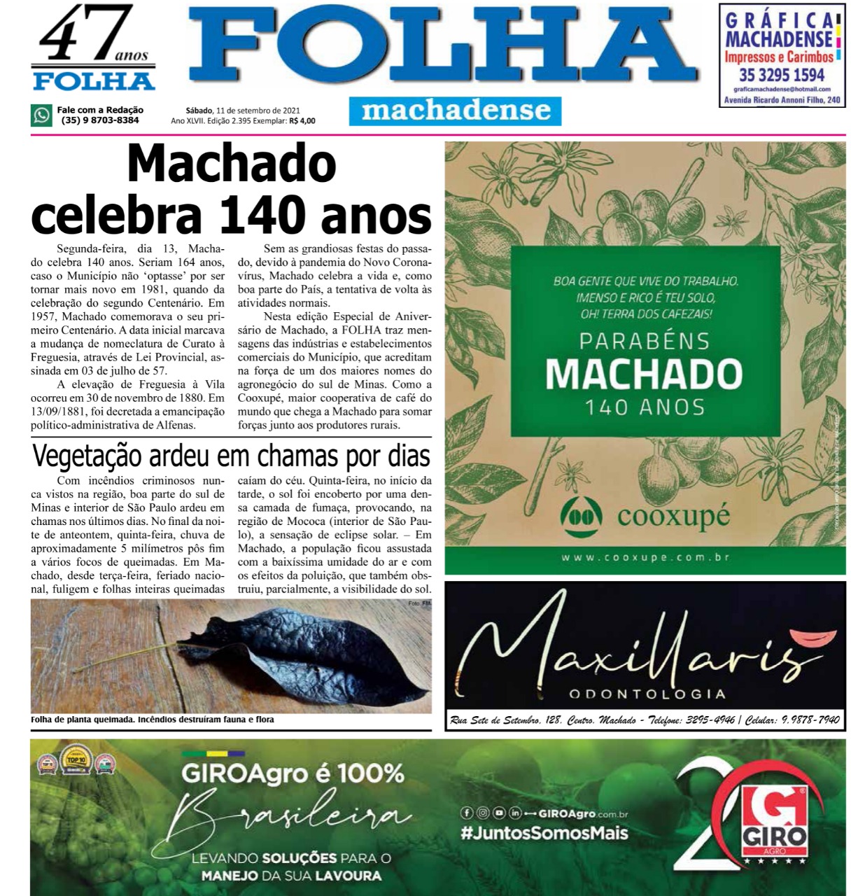 MACHADO CELEBRA 140 ANOS. CONFIRA A HISTÓRIA E MENSAGENS DE ANIVERSÁRIO