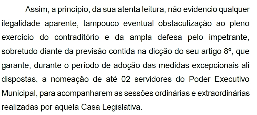 TJMG INDEFERE PEDIDO DE LIMINAR PARA SUSPENDER COMISSÃO PROCESSANTE