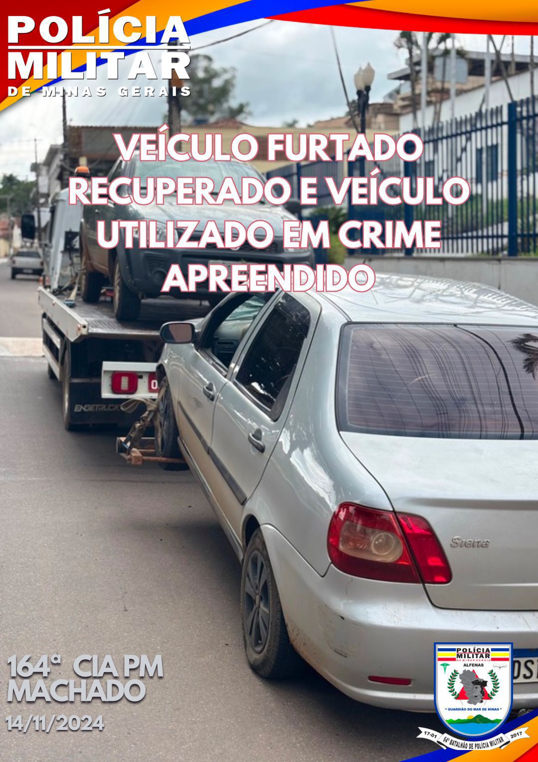 PM atende ocorrência de extorsão e sequestro, liberta refém e prende autores