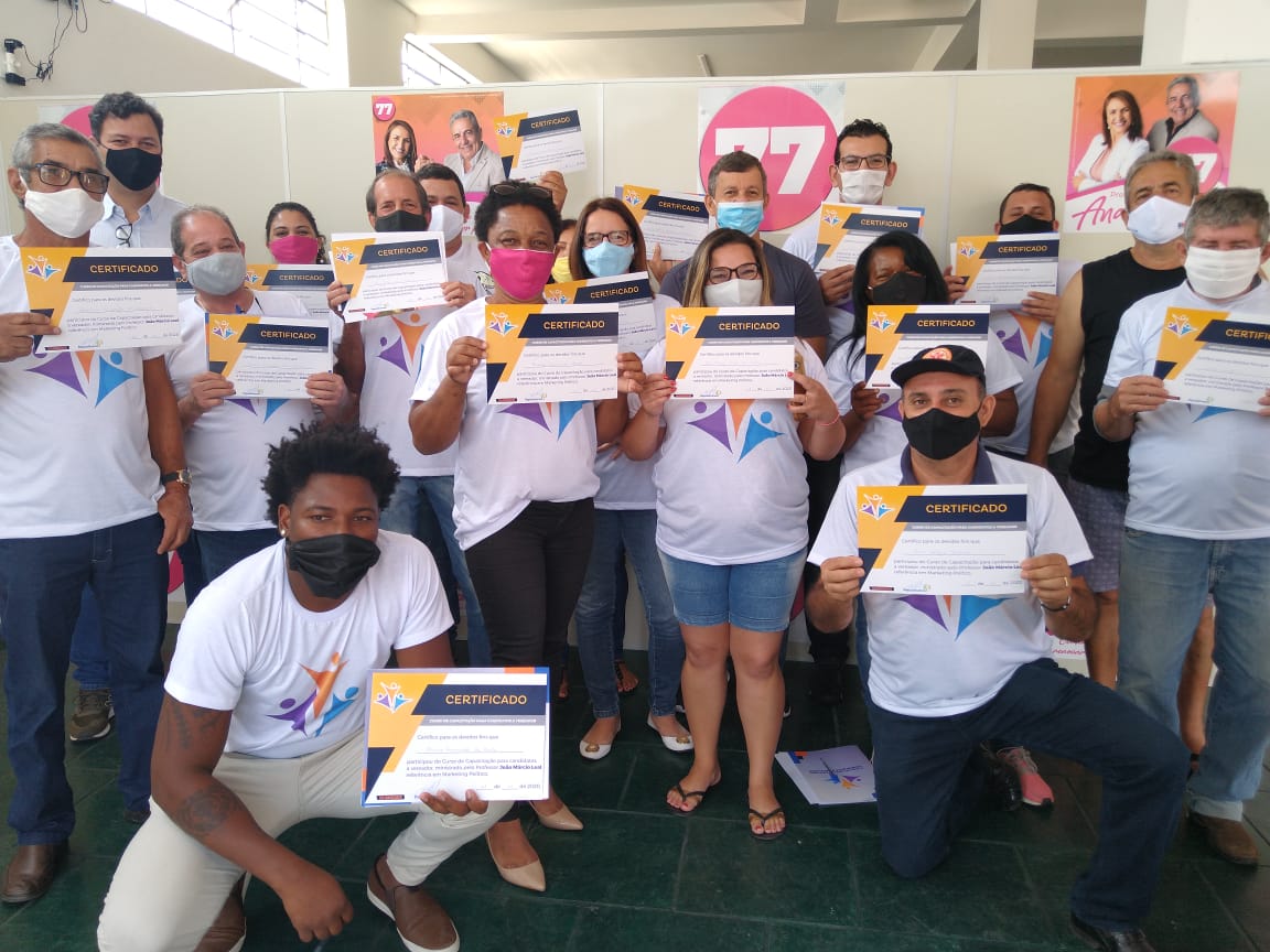 COMITÊ DE ANA MARIA GONÇALVES MINISTRA CURSO PARA CANDIDATOS A VEREADOR