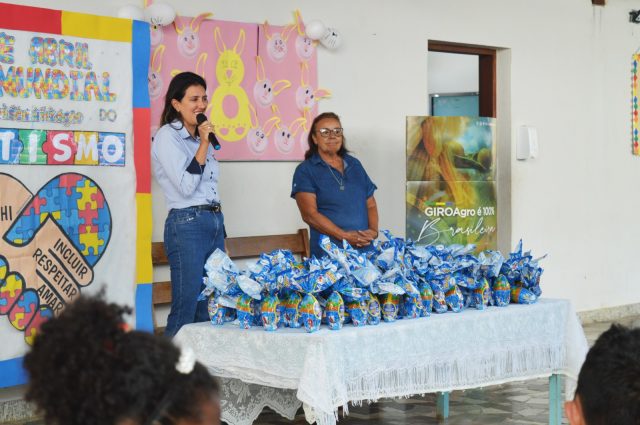 SEMANA SANTA: GIROAGRO doa ovos de Páscoa à APAE