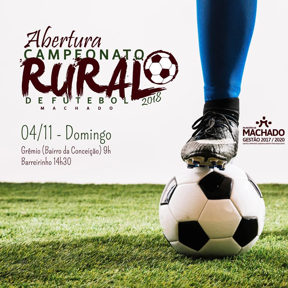 CAMPEONATO RURAL TEM INÍCIO NO DOMINGO, DIA 04