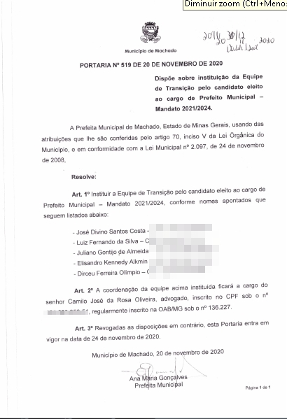 PREFEITA ANA MARIA CONFIRMA NOMES DA COMISSÃO DE TRANSIÇÃO