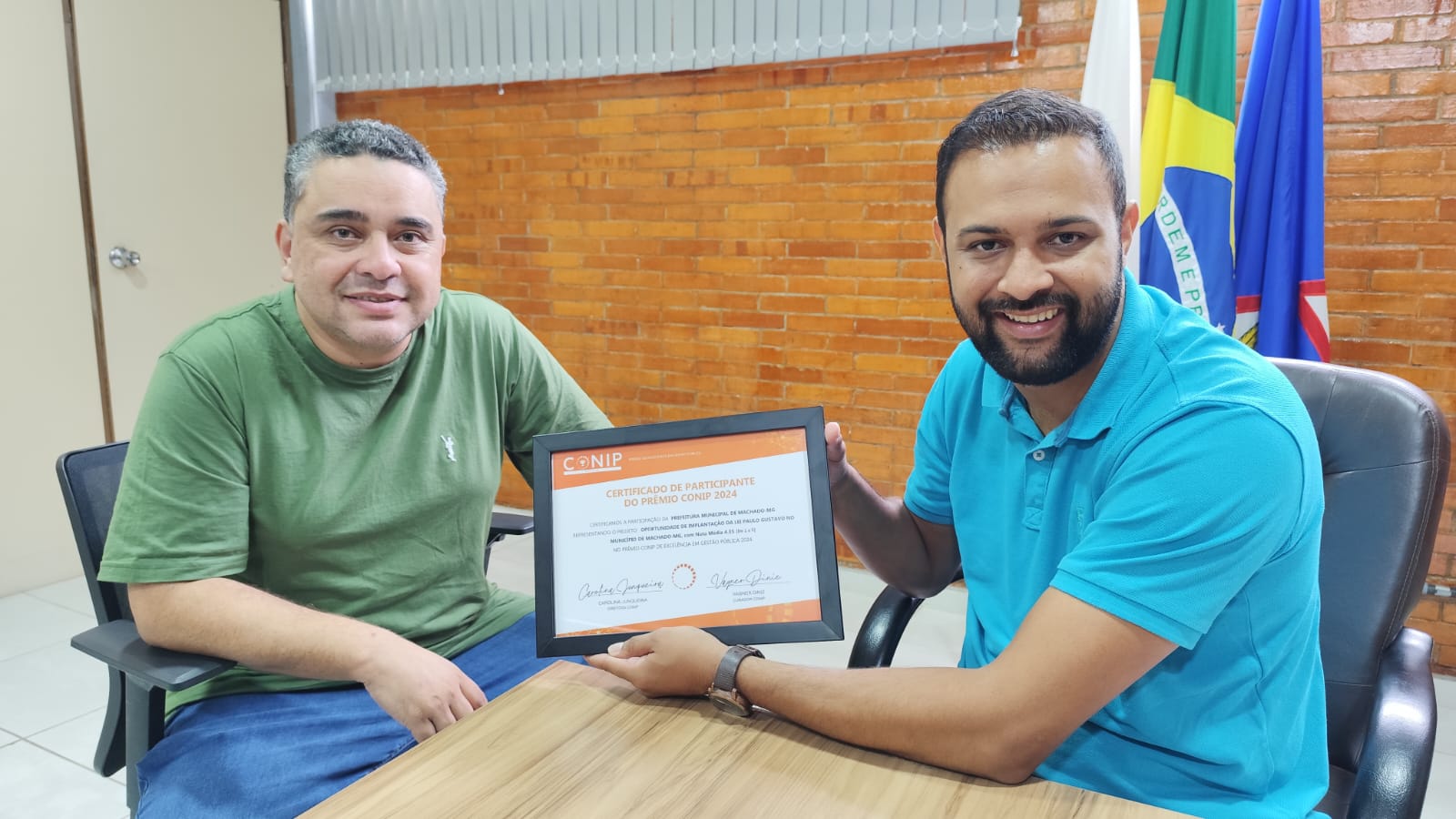 Machado recebe excelente nota no Prêmio CONIP de Excelência na Gestão Pública