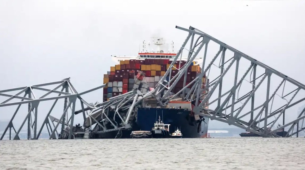 Navio derruba ponte nos Estados Unidos e pode afetar agronegócio brasileiro