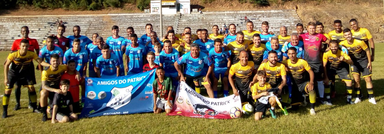 PATRICK REÚNE AMIGOS EM JOGO BENEFICENTE