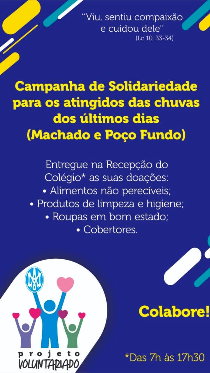VOLUNTÁRIOS ORGANIZAM ARRECADAÇÃO DE ALIMENTOS