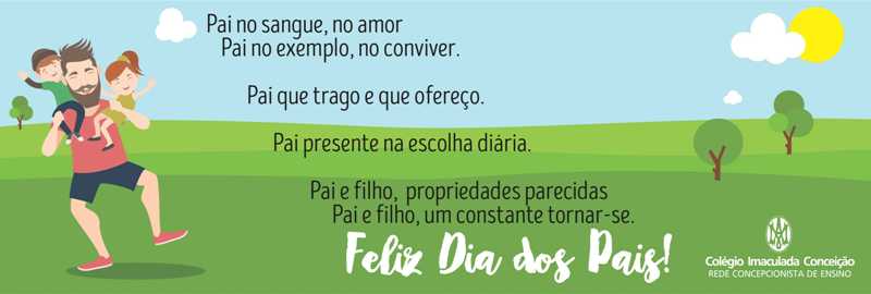 FELIZ DIA DOS PAIS!