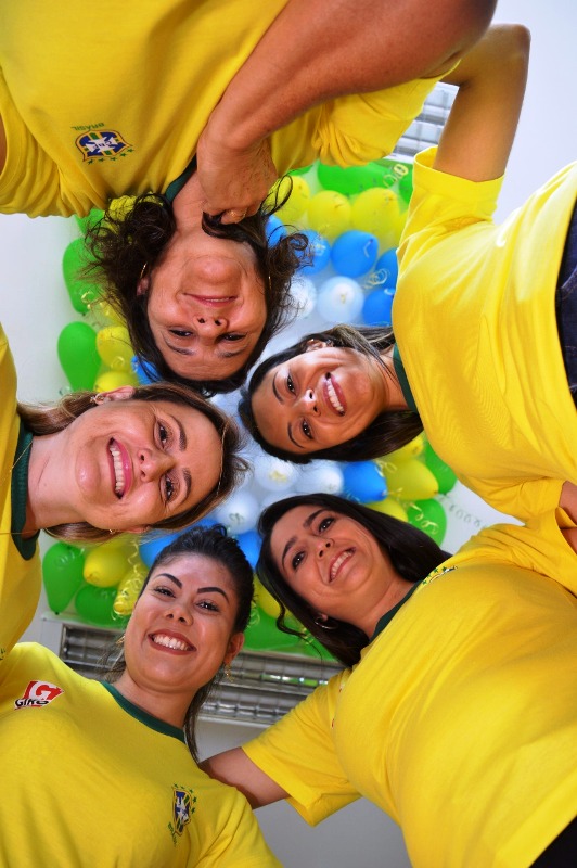 Verde-Amarelo no trabalho