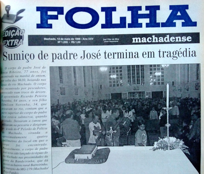 ASSASSINATO DE PADRE JOSÉ COMPLETA 21 ANOS; CASO NUNCA FOI SOLUCIONADO