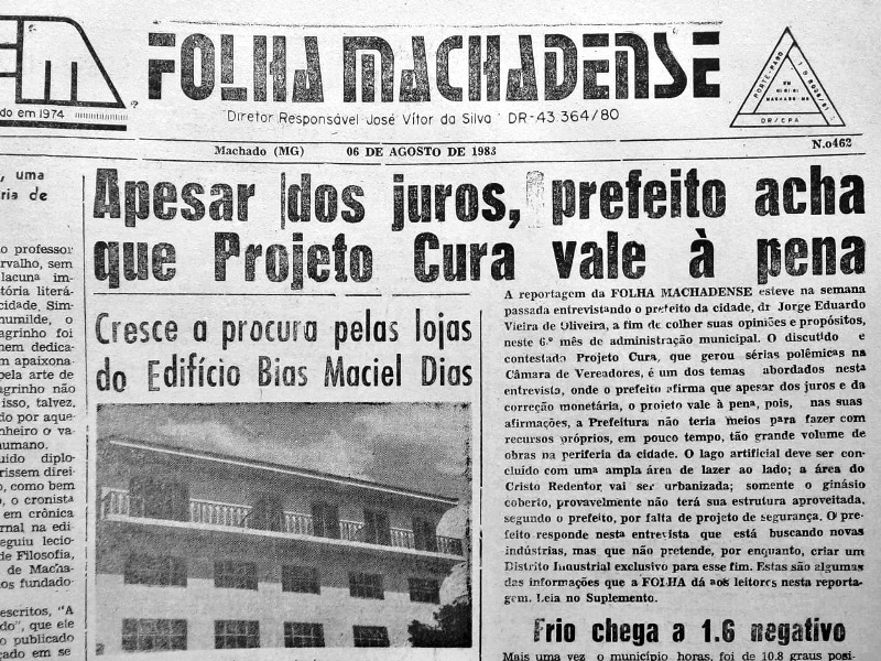 POLÍTICA E POLÊMICA SEMPRE FIZERAM PARTE DA HISTÓRIA DE MACHADO