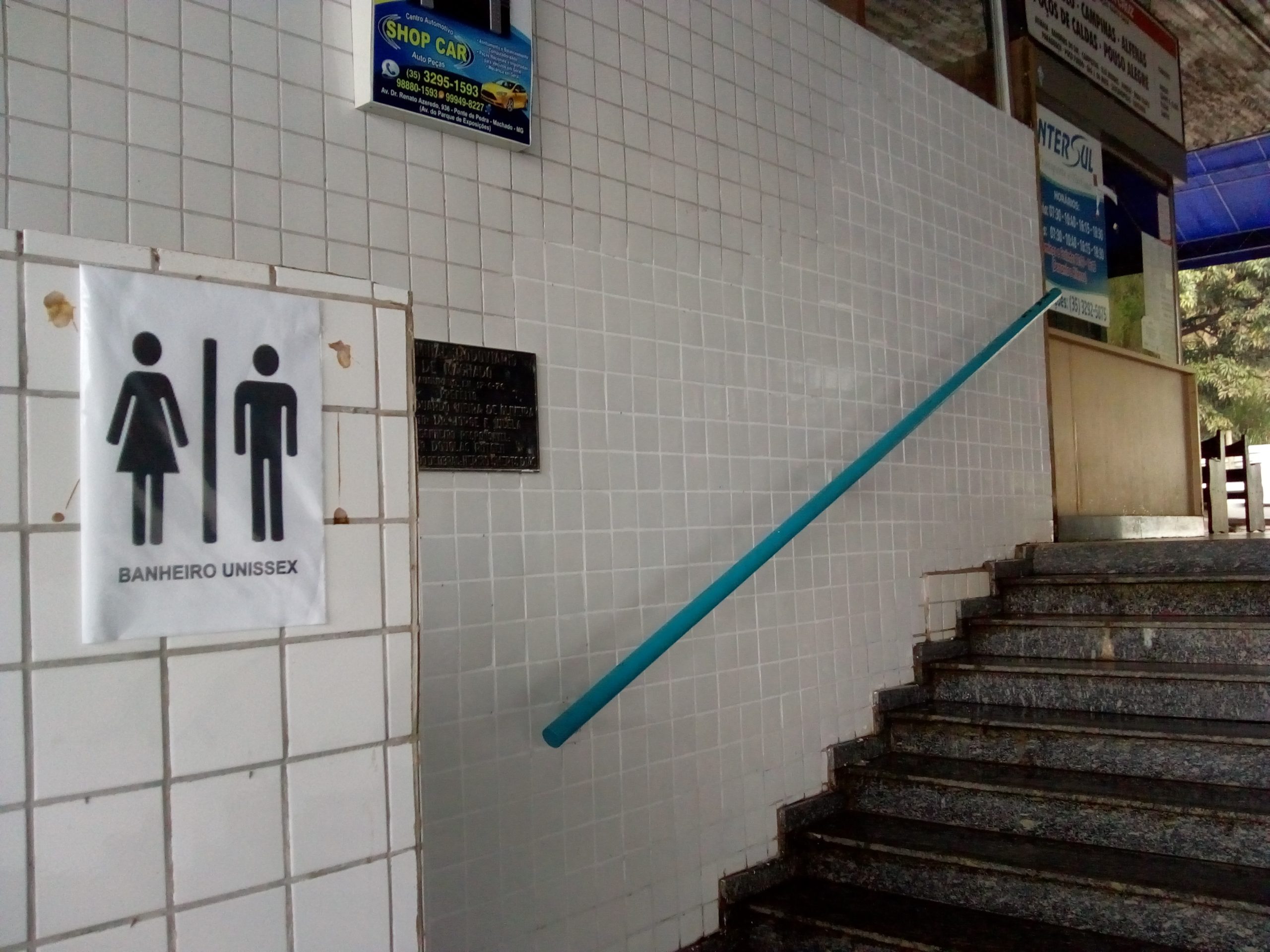 INACREDITÁVEL E INADMISSÍVEL! BANHEIRO UNISSEX NO TERMINAL RODOVIÁRIO DE MACHADO