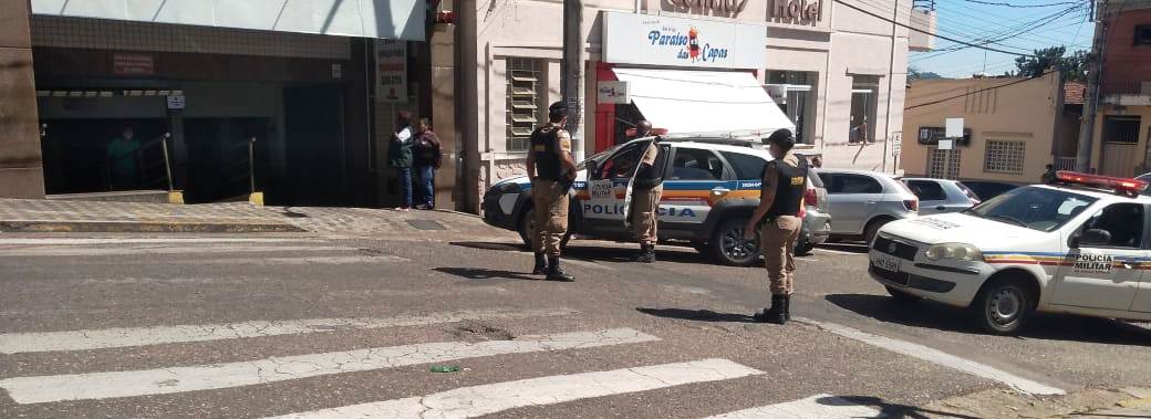 PM É ACIONADA PARA POSSÍVEL ASSALTO A SUPERMERCADO DO CENTRO