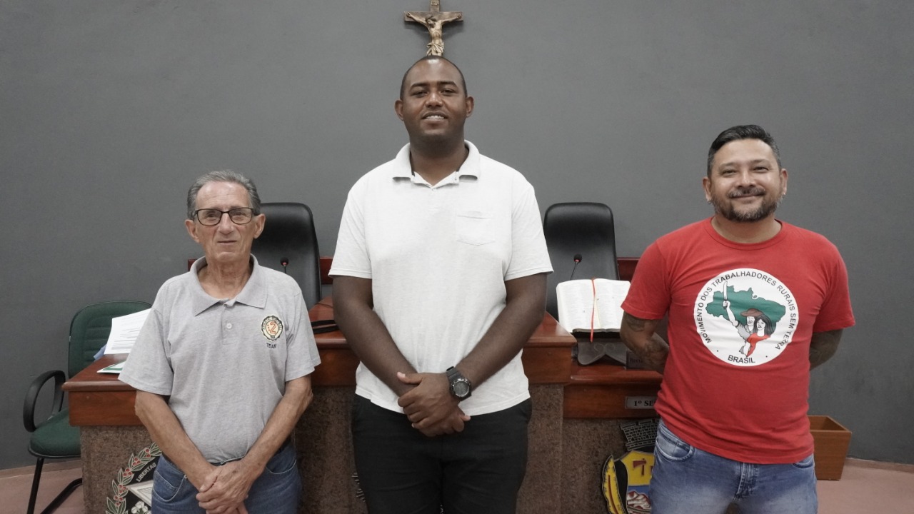 Vereador Roger é eleito presidente da Câmara de Machado. Eleição ocorreu há pouco