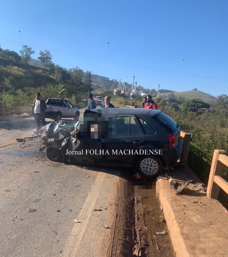 MORTE NA BR-267. Acidente fatal ocorreu após ponte sobre o Rio Machado