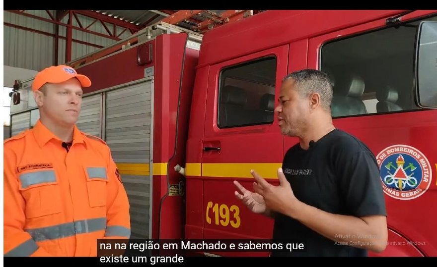 Bombeiros de Machado atendem média de 120 ocorrências/mês, por fogo
